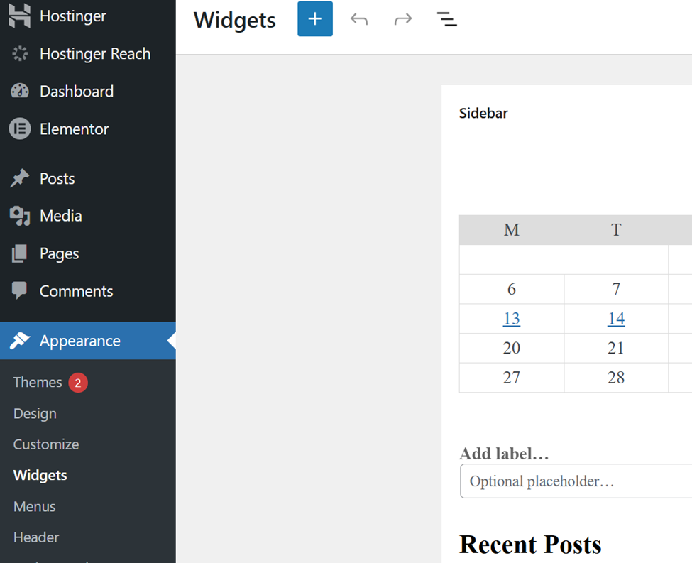 Bài 13 – Hướng dẫn sử dụng Widget trong wordpress